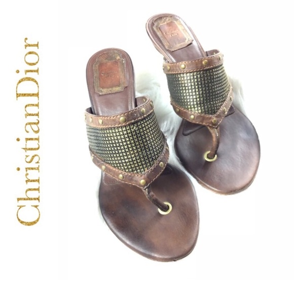 Vintage DIOR Shield Heels - Picture 2 of 11